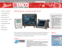 Tablet Screenshot of emco-elektronik.de